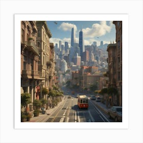 Cityscape 2 Art Print