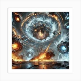 Elemental War Machines Special Ability Converted Art Print