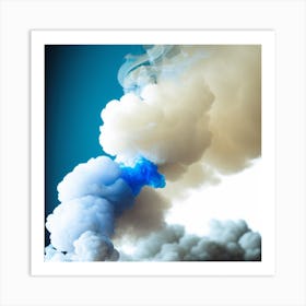 Smoke Art Print