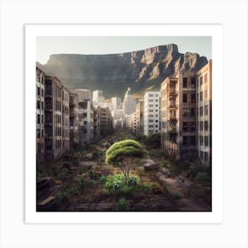 City In Decay Art Print