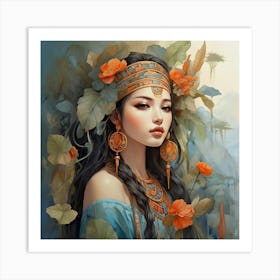 Egyptian Girl Art Print