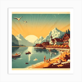 Swiss Alps Art Print