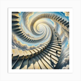 Spiral Staircase 1 Art Print