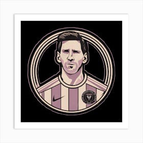 Lionel Messi Art Print