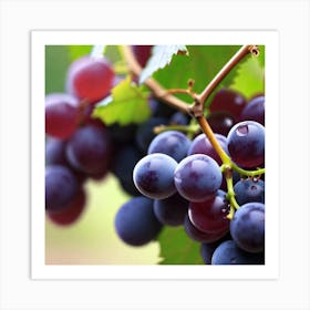 Grapes On The Vine 26 Art Print