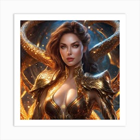 Sexy Warrior 1 Art Print