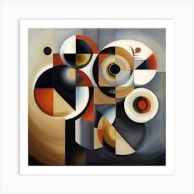 Abstract Painting Cubismo Abstract 6 Art Print