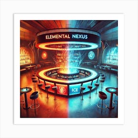 Elemental Nexus Bar Art Print