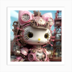 Hello Kitty Steampunk Collection By Csaba Fikker 39 Art Print