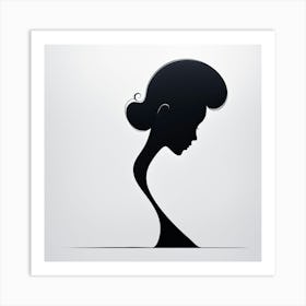 Portrait Of A Woman Art print Art Print