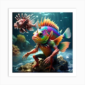 Lion Fish Art Print