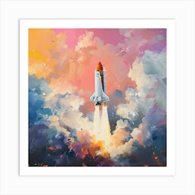 Space Shuttle Launch 1 Art Print