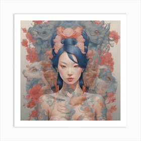 Chinese Woman Art Print