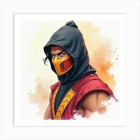 Mortal Kombat Ninja Fighter Concept Art (611) Art Print