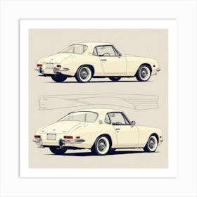 Mercedes Benz 300sl Art Print