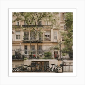 Paris Street Scene Art Print