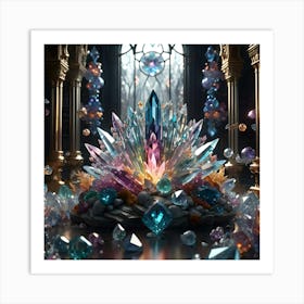 Synthesis Of Crystal 9 Art Print