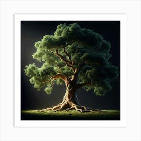 Tree Stock Videos & Royalty-Free Footage 1 Art Print