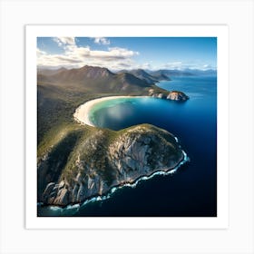 Wineglass Bay & Freycinet, Tasmania  Art Print