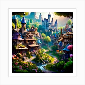 Disney Castle Art Print