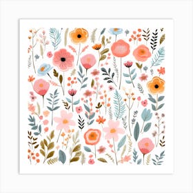 Floral Bouquet 1 Art Print