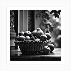 Basket Of Fruit 19 Art Print