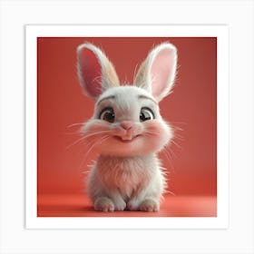 Cute Bunny 7 Art Print
