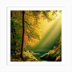 Autumn In The Forest Art Print