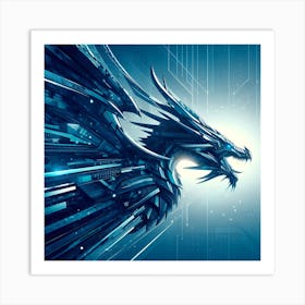 Dragon Design 5 Art Print