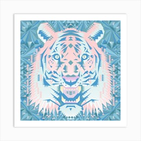 Chobopop Pastel Tiger Art Print