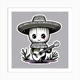 Mexican Skeleton Art Print