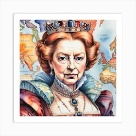 Queen Elizabeth I 12 Art Print