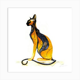 Chat - Syrian Cat Art Print