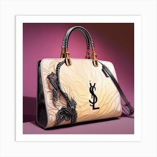 Louis Vuitton Bag Canvas Print by Mercedes Lopez Charro