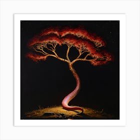 Serpent's Tree Of Life Art Print