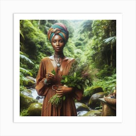 Hoodoo woman Art Print