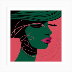 Portrait Of A Woman 52 Art Print