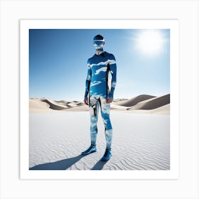 Blue Sky In The Desert Art Print