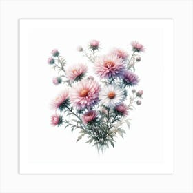 Flower of Aster 1 Art Print