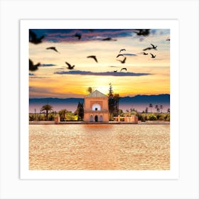 Menara marrakech morroco Art Print