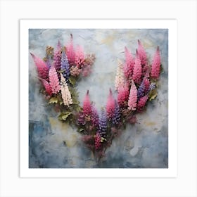 Heart Of Flowers 12 Art Print