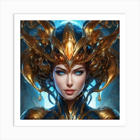 Portrait Of A Warrior cf Art Print