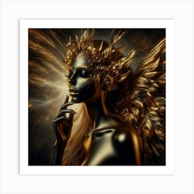 Golden Angel Art Print