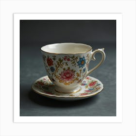 Tea Art 132 Art Print