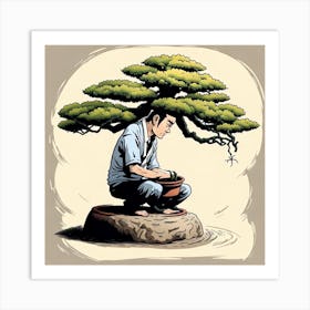 Bonsai Tree 1 Art Print