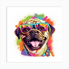 Pug Dog 1 Art Print