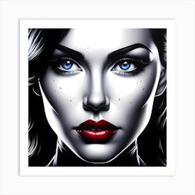 Portrait Artwork 122 Art Print