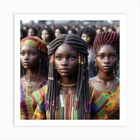 Group Of African Women Art Print