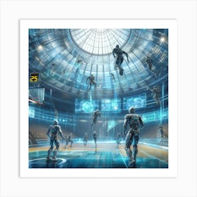 Futuristic Sports Art Print