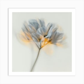 'Blue Flowers' Art Print